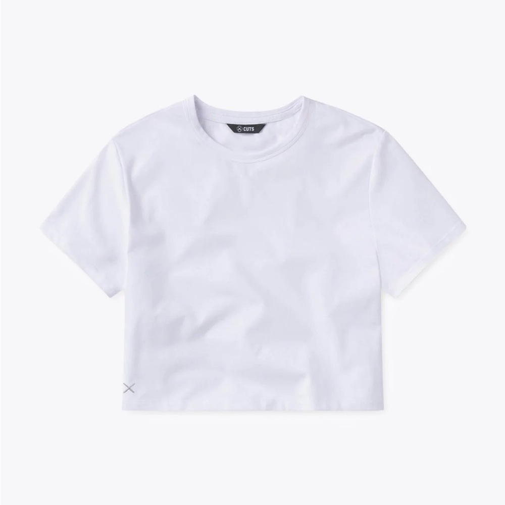 Cuts Almost Friday GRAY women’s cropped shirt